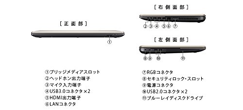 【東芝】AZ87 爆速i7 SSD512GB 8GB 17.3インチノートPC Amazon.co.jp: Toshiba dynabook AZ87/TG Toshiba Web Original